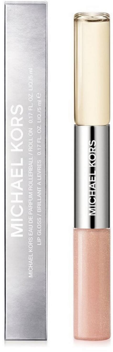 michael kors perfume rollerball & lip gloss duo|Michael Kors perfume wonderlust 100ml.